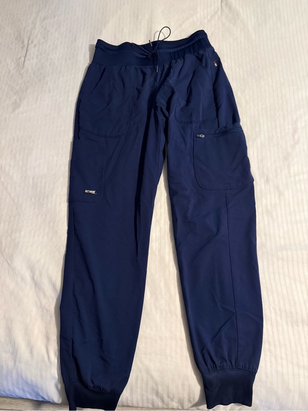 Grey's Anatomy Navy Blue Women's Cargo Jogger Scrub pants